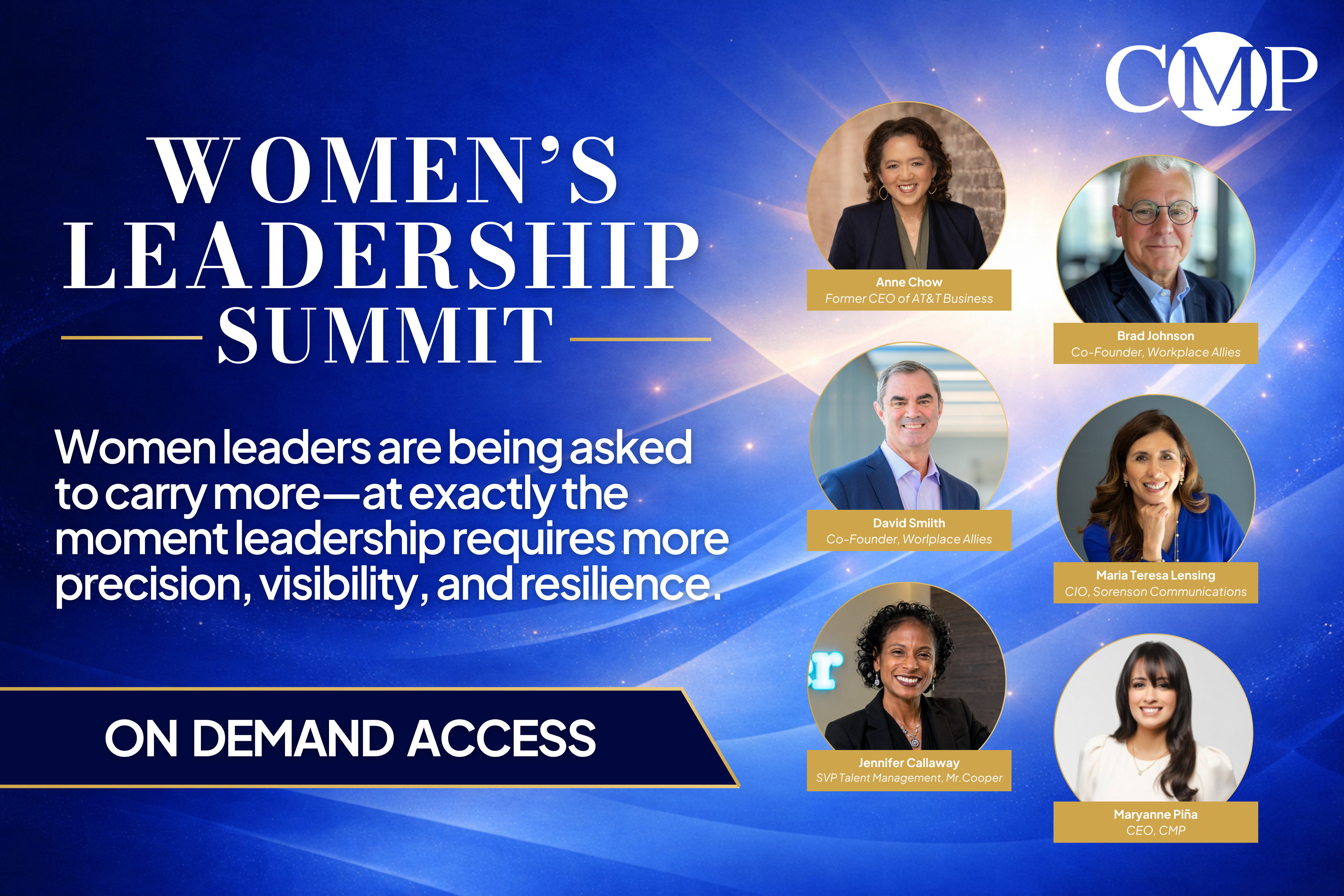 CMP Womens Leadership Summit - Give to Gain 2026 - Speakers