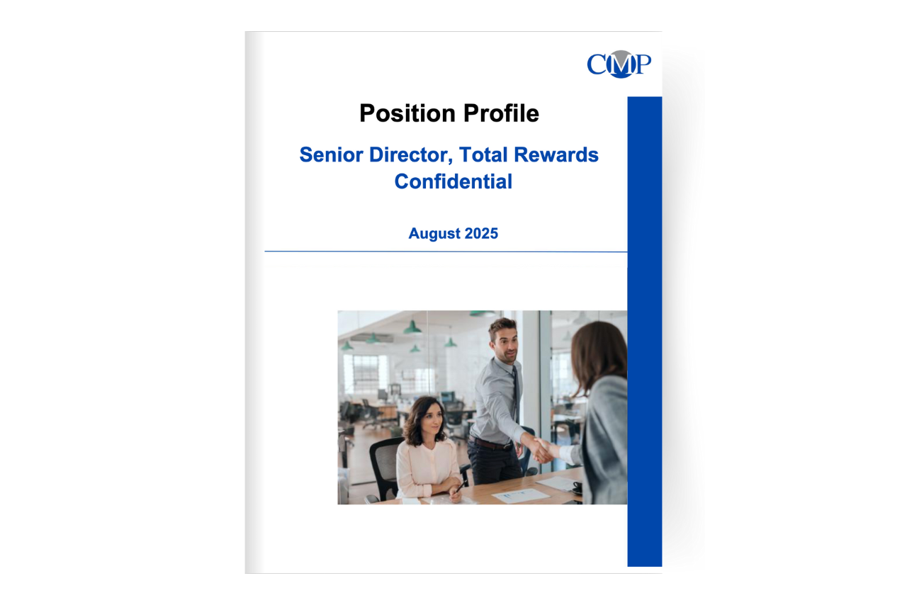 Open Role - Senior Director of Total Rewards